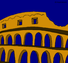 Dibujo Coliseo pintado por tynj