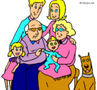 Dibujo Familia pintado por familia-xaco