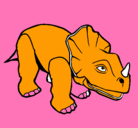 Dibujo Triceratops II pintado por lioncito3