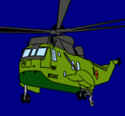 Dibujo Helicóptero al rescate pintado por Amiss