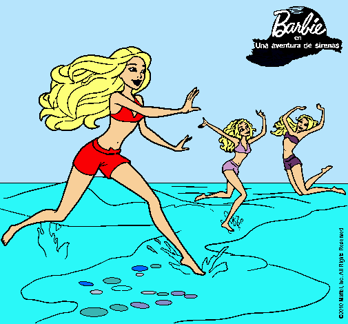 Barbie de regreso a la playa