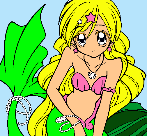 Dibujo Sirena pintado por DJ5799