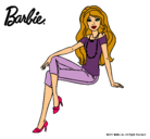 Dibujo Barbie moderna pintado por rusabcn
