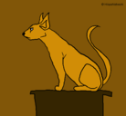 Dibujo Gato egipcio II pintado por eino