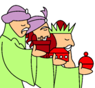 Dibujo Los Reyes Magos 3 pintado por gema-bonbon