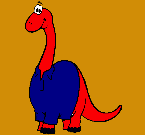 Diplodocus con camisa