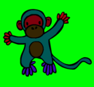 Dibujo Mono pintado por currichipand