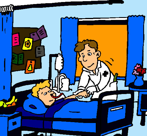 Niño hospitalizado