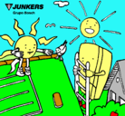 Dibujo Junkers 6 pintado por decking