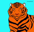 Dibujo Tigre pintado por Valita__