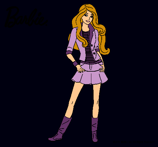 Dibujo Barbie juvenil pintado por CRISTYGLEZ66