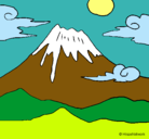 Dibujo Monte Fuji pintado por noortbh
