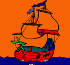 Dibujo Barco pintado por RAULLLLLLLLL