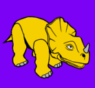 Dibujo Triceratops II pintado por alex1999