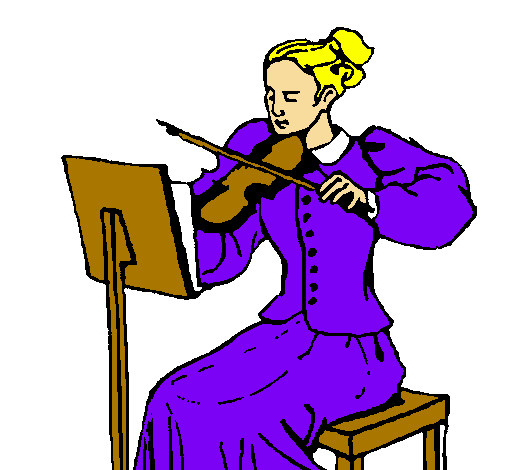 Dama violinista