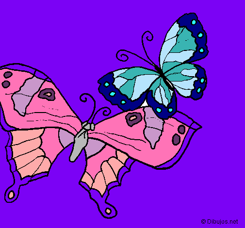 Dibujo Mariposas pintado por meli3003