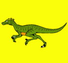 Dibujo Velociraptor pintado por albertosauri
