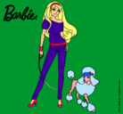 Dibujo Barbie con look moderno pintado por agus-