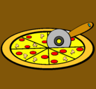 Dibujo Pizza pintado por eric24475