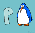 Dibujo Pingüino pintado por Pamela1236