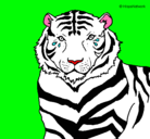 Dibujo Tigre pintado por saltaria