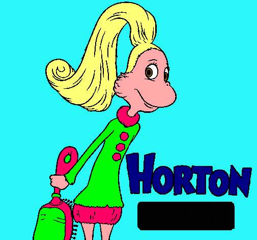 Dibujo Horton - Sally O'Maley pintado por DJ5799