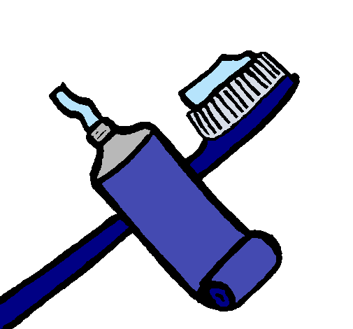Dibujo Cepillo de dientes pintado por elfranki