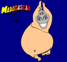 Dibujo Madagascar 2 Gloria pintado por gito