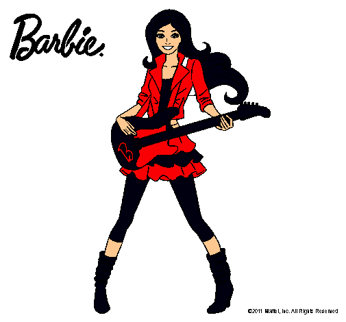 Barbie guitarrista