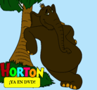 Dibujo Horton pintado por mauricito