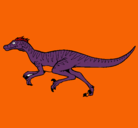Dibujo Velociraptor pintado por zair