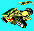 Dibujo Hot Wheels 8 pintado por carro 