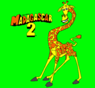 Dibujo Madagascar 2 Melman pintado por Zandivel