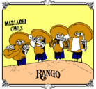 Dibujo Mariachi Owls pintado por neftali