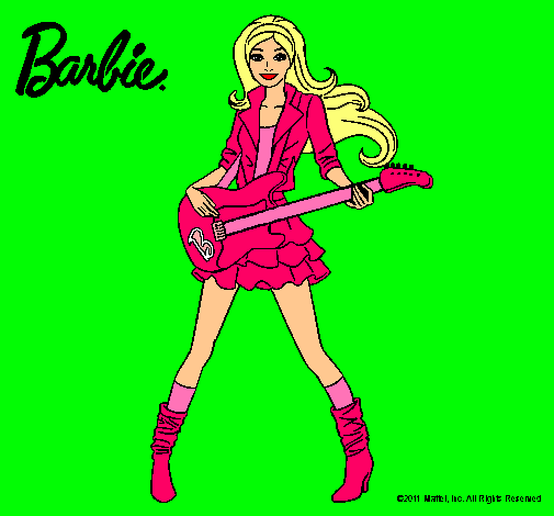 Barbie guitarrista