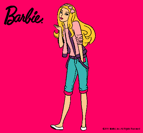 Barbie con look casual