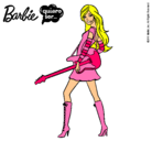 Dibujo Barbie la rockera pintado por jenniferrrrr