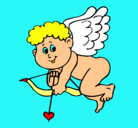 Dibujo Cupido pintado por wippo