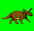 Dibujo Triceratops pintado por utfxdguhuoyk