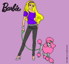 Dibujo Barbie con look moderno pintado por Maru2000