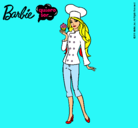 Dibujo Barbie de chef pintado por CIAUDIA