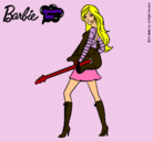 Dibujo Barbie la rockera pintado por SAMM