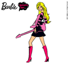 Dibujo Barbie la rockera pintado por lusesita40linda