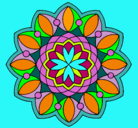 Dibujo Mandala 20 pintado por talia09