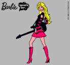 Dibujo Barbie la rockera pintado por emoxitha