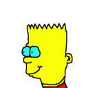 Dibujo Bart pintado por juanignaciof