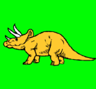 Dibujo Triceratops pintado por alvaroga