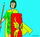 Dibujo Soldado romano II pintado por suwydhey