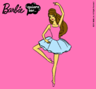 Dibujo Barbie bailarina de ballet pintado por huaman