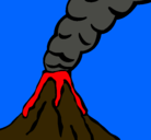 Dibujo Volcán pintado por Alex9